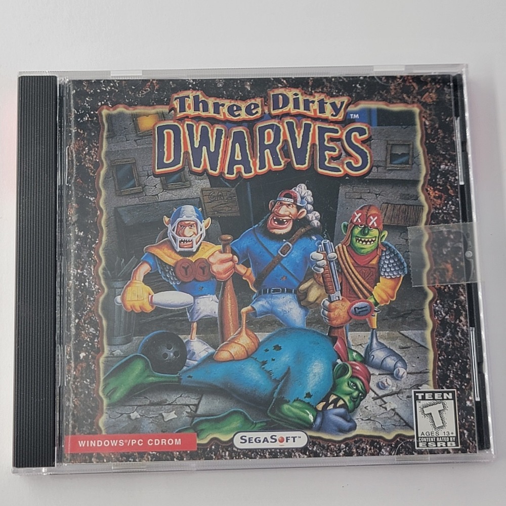 Three Dirty‎ Dwarves - 1996 Sega Soft Windows / PC CD-Rom Game